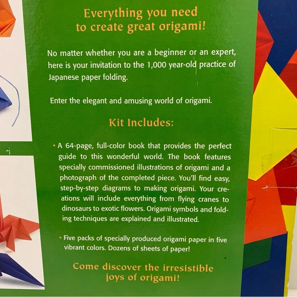 Origami Book & Paper Kit Makiko Ikeda - Picture 7 of 12